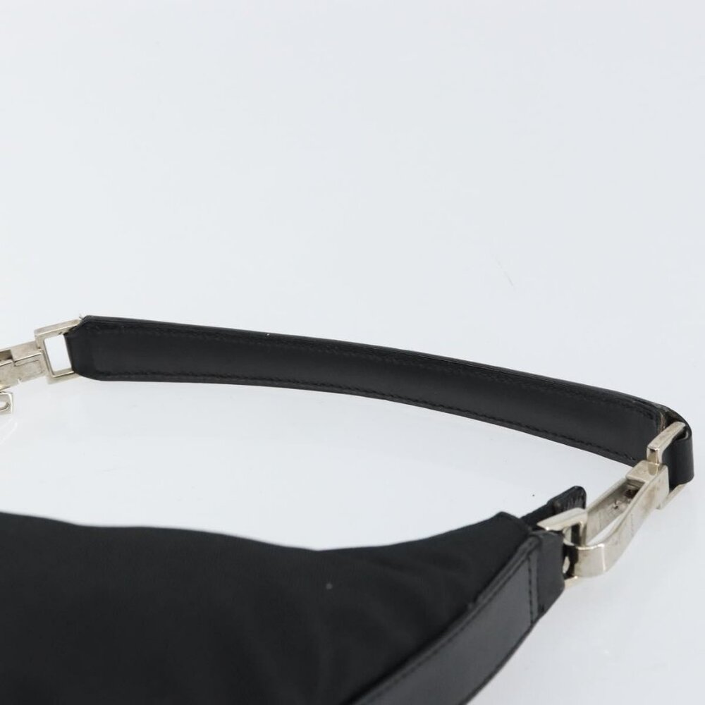 Authentic GUCCI Shoulder Bag Nylon Black Silver 000 0602 3754 - Picture 15 of 16